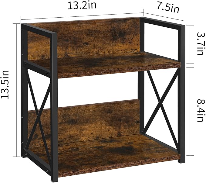 YINMIT Countertop Shelf Organizer, Coffee Bar Accessories, Spice Rack, Coffee - Image 3