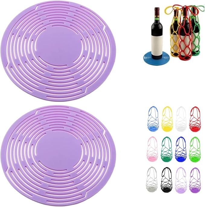 Multi-Use Silicone Storage Bag & Organizer, Silicone Wine Carrier, Portable by Unknown
