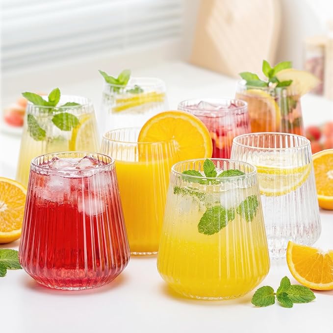 N9R 40PCS Plastic Wine Glasses Disposable, 14 oz Cocktail & Spritz Glasses | - Image 3