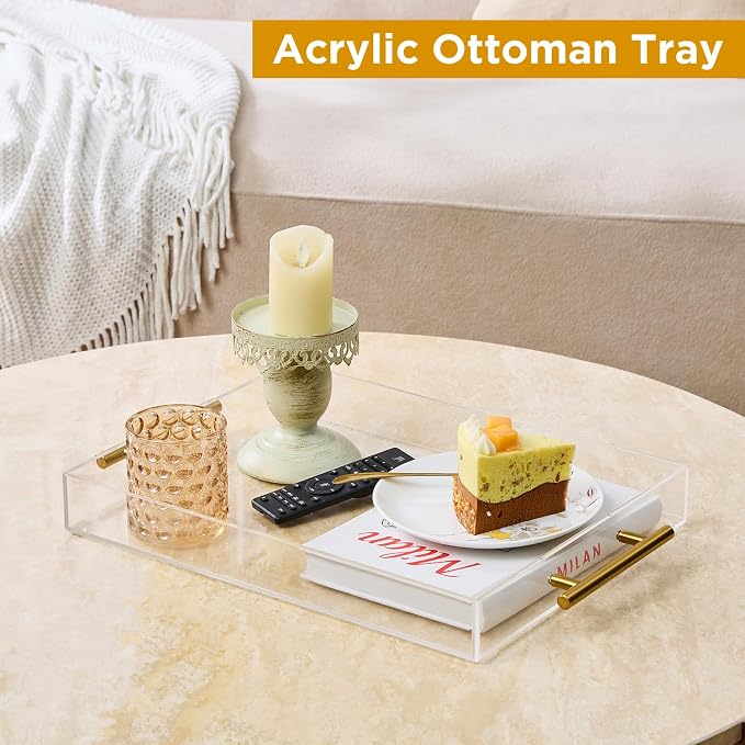 12"x16" Clear Acrylic Serving Tray - Image 7