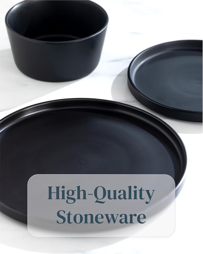 Stoneware Dinner Plates Set - Image 7