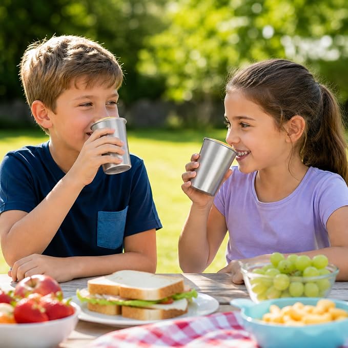 Stainless Steel Cups for Kids 7.8oz/230ml, Stainless Steel Tumbler | Kids Cups - Image 6