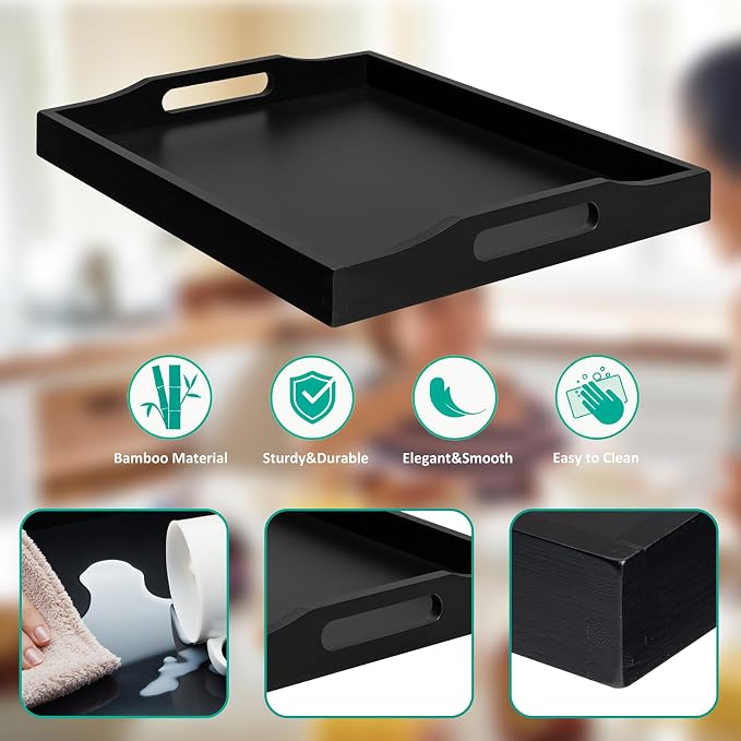 RRX Bamboo Food Serving Tray - Image 4