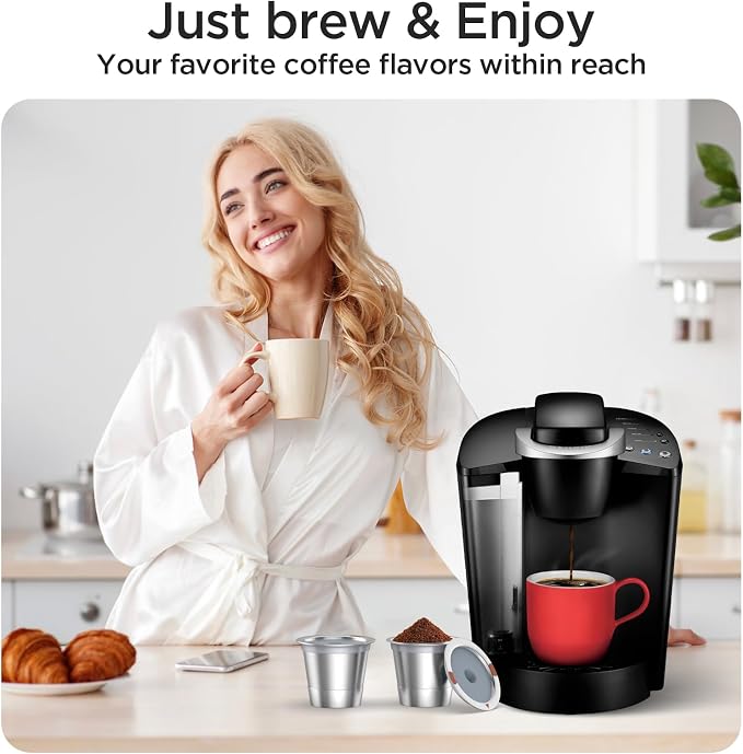 Reusable k Cups for keurig 2.0 1.0, Universal stainless steel Refillable k Cups - Image 7
