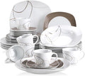 VEWEET 30 PCS Ceramic Dinnerware Sets by VEWEET