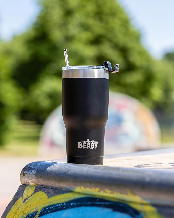 Beast 20 oz Tumbler Stainless Steel Vacuum Insulated Coffee Ice Cup Double Wall - Image 4