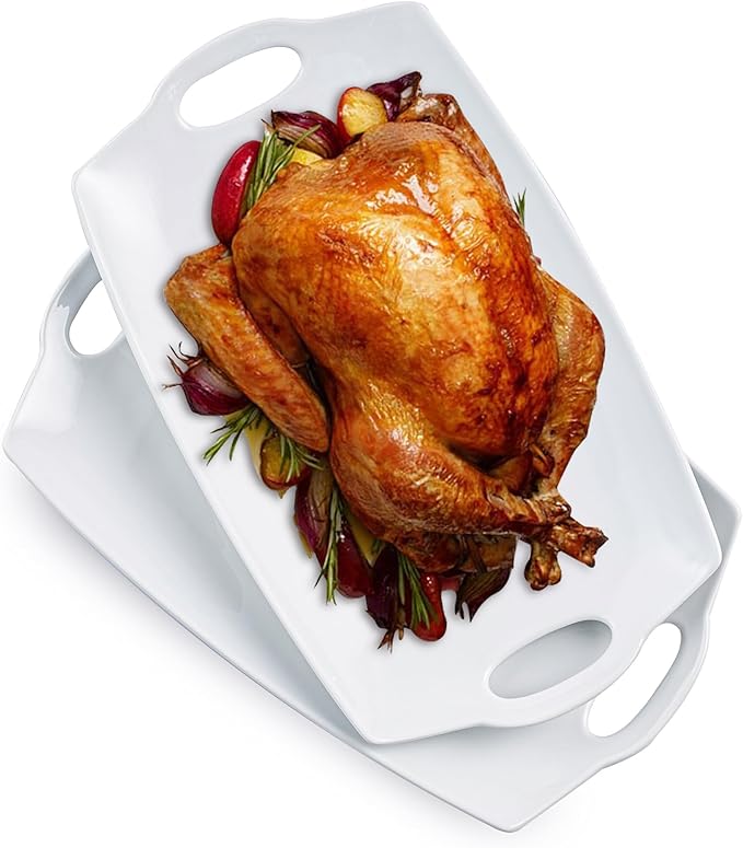 LYEOBOH Turkey Serving Platter for Entertainment, Serving Tray by LYEOBOH