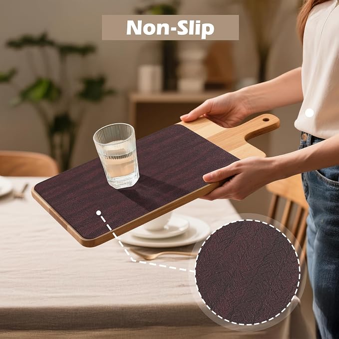 Aofmee Faux Leather Placemats Set of 6 - Image 5