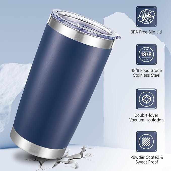 20 oz Tumblers Stainless Steel Tumbler - Image 3