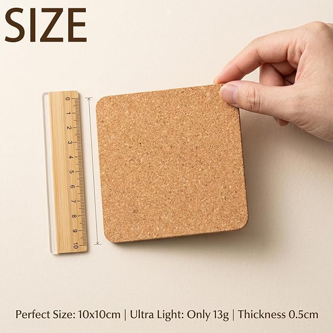 Personalized Cork Coasters – Custom Drink Coasters - Image 2