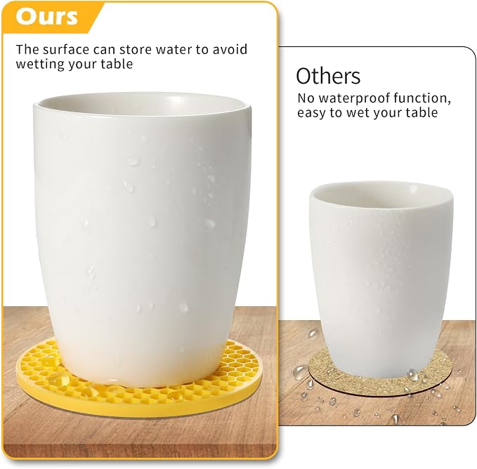 TWTLi Silicone Coasters Set of 6 - Image 6