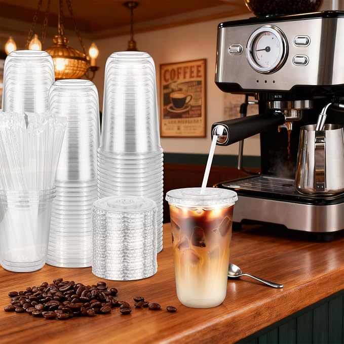 100 Pack 18 oz Plastic Cups - Image 2