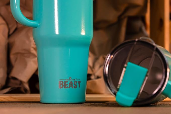 Beast 42 oz Tumbler with Handle Stainless Steel Vacuum Insulated Coffee Ice Cup - Image 3