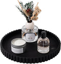 Round Bathroom Tray Perfume Organizer Coffee Table Decor, Heat-Resistant by Heagoale