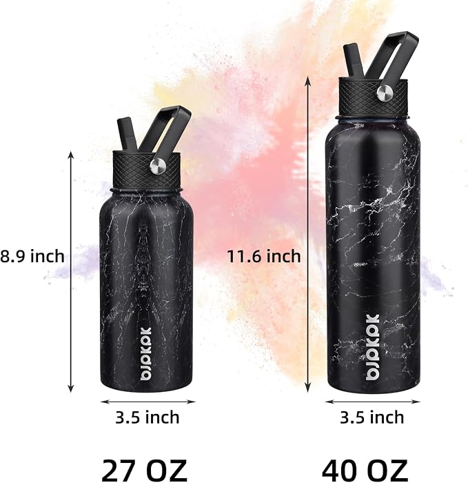 BJPKPK 40oz Insulated Water Bottle - Image 4