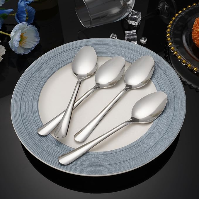 Windsor 60-Piece Set Stainless Steel Teaspoons, Tea Spoons | 5.9-Inch Food - Image 4