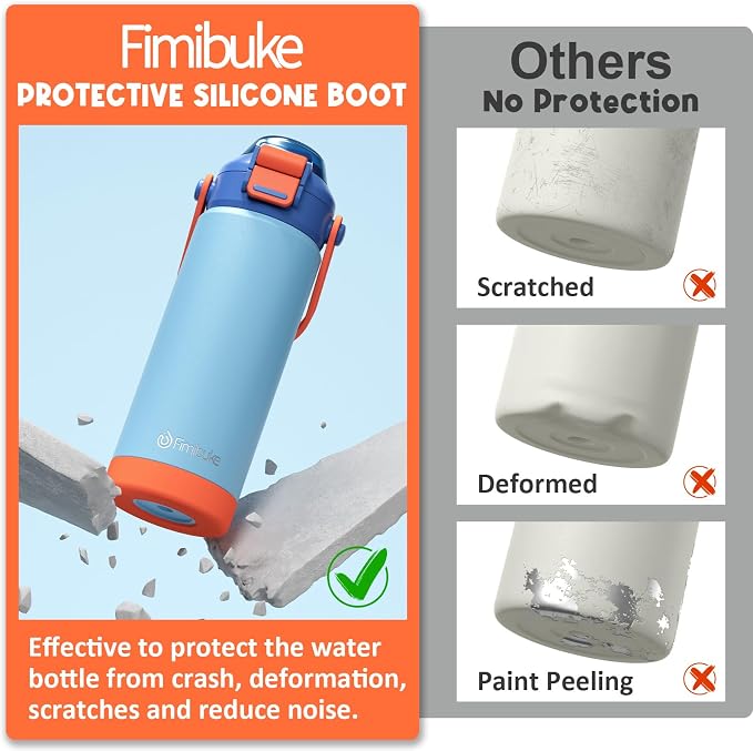 Fimibuke 18oz Kids Insulated Water Bottle - Image 8