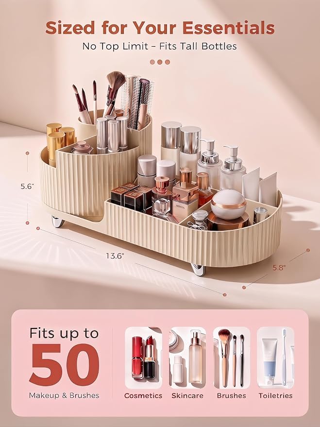 Booklov Rotating Makeup Organizer - Image 2