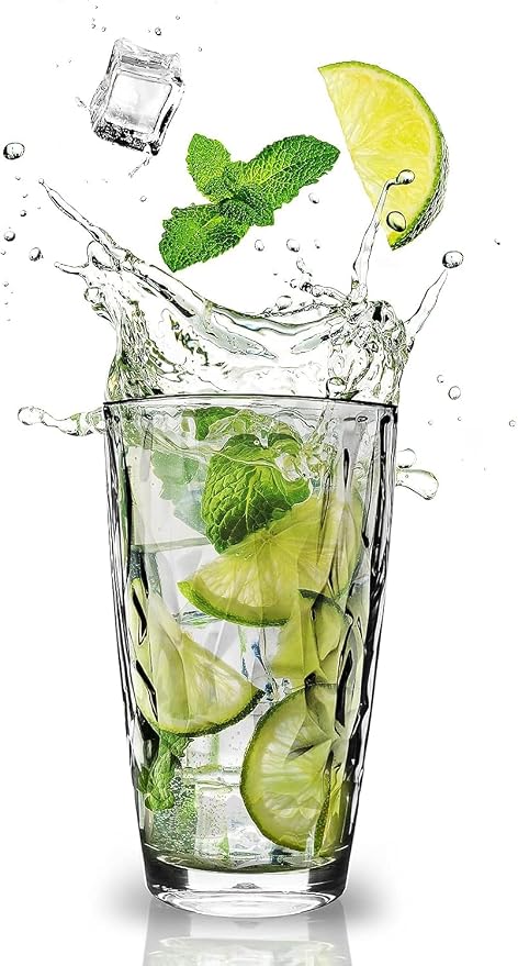Topsky 16oz Plastic Tumblers Drinking Glasses Set of 4, Outdoor&Indoor - Image 3