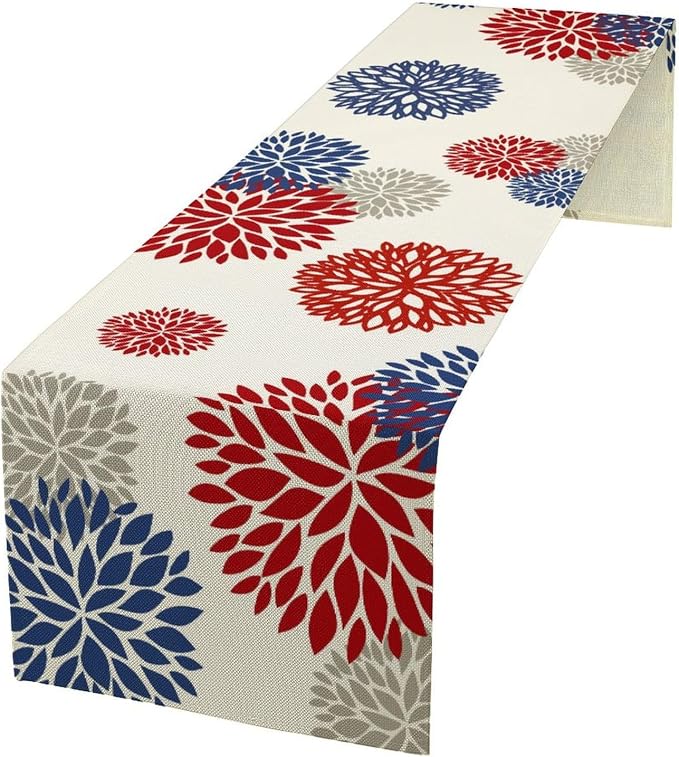 4th of July Table Runner, 13x108inch by JanJCurt