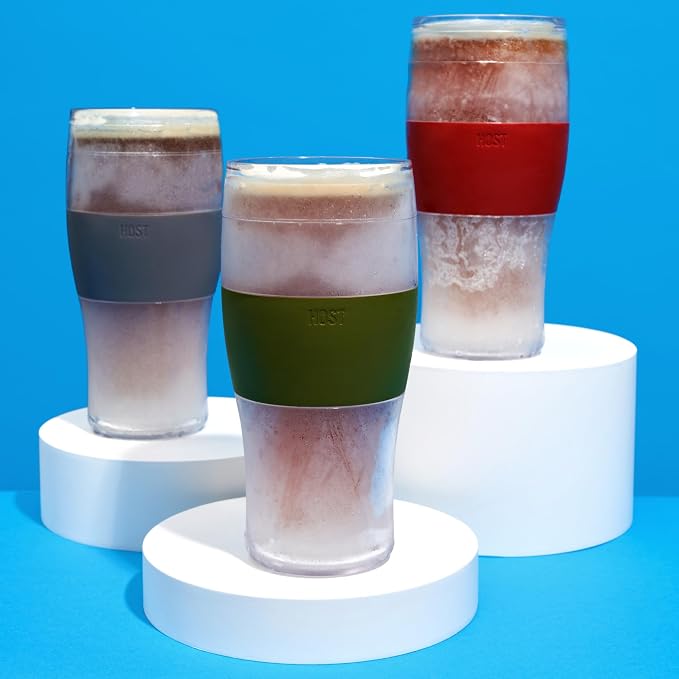 Host FREEZE Beer Cooling Cups, Frozen Beer Mugs, Freezable Pint Glass Set - Image 9
