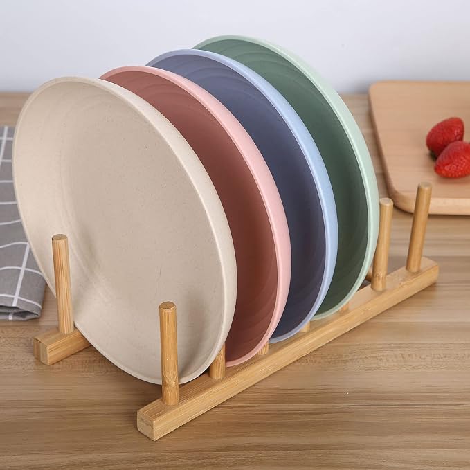 7.8 Inches Unbreakable Wheat Straw Plates - Image 4