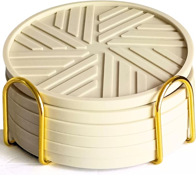 Silicone Coasters Set of 6 - by Angardy+Homeware