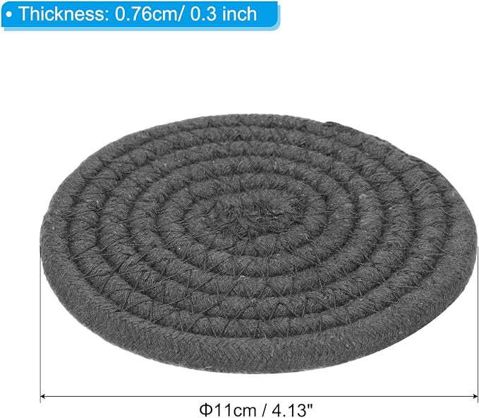uxcell 8 Pcs Drink Coasters - Image 2