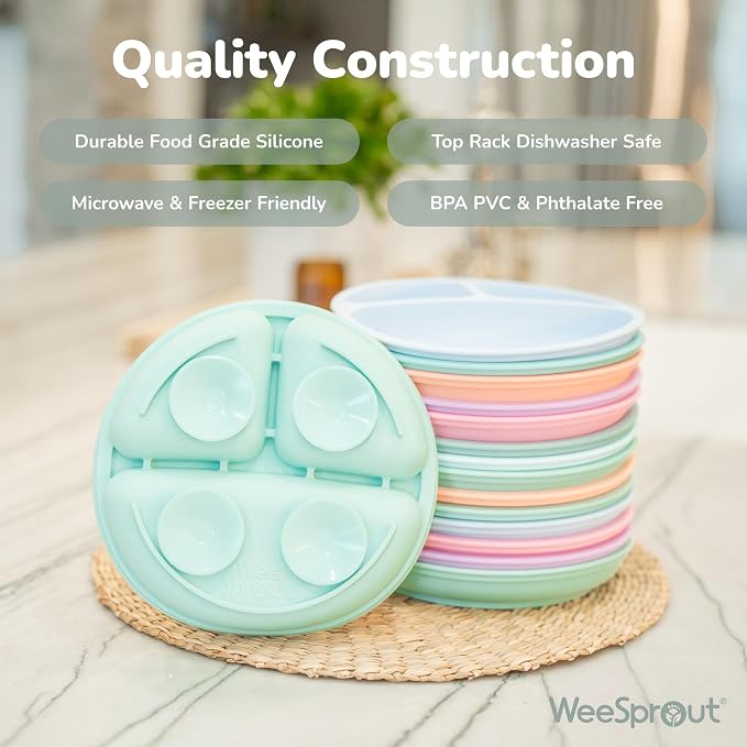 WeeSprout Suction Plates with Lids - Image 5