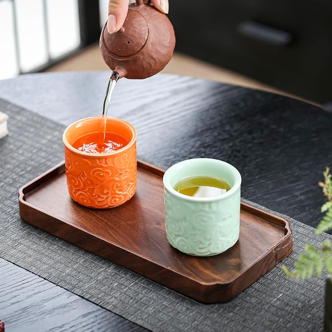 Ceramic Espresso Cups Set of 4-3oz Demitasse Cups - Image 6