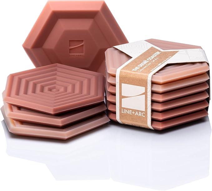 LINE+ARC Silicone Coasters feat. in NYT WireCutter | Waterproof, anti-stain by LINEARC