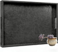 25 x 18 inches Leather Ottoman Serving Tray by Unknown