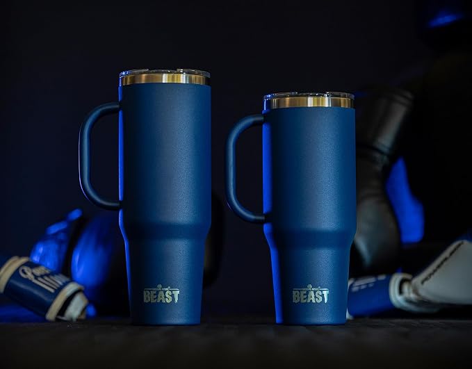 Beast 50 oz Tumbler with Handle Stainless Steel Vacuum Insulated Coffee Ice Cup - Image 2