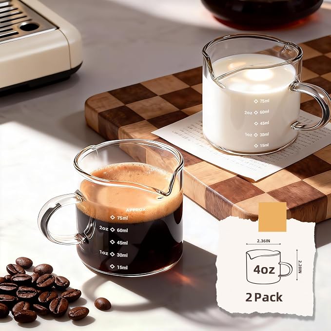 Espresso Cups Set of 2: Espresso Machine Accessories - Image 2