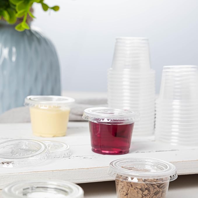 HOMIP 300PACK 1oz Plastic Portion Cups - Image 4