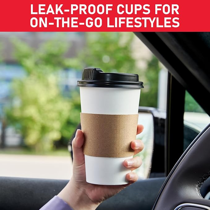 16 oz 100 Pack Coffee Cups - Image 4