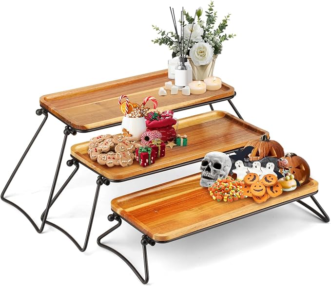 Manspdier Middle Size 3 Tier Cupcake Stand & Towers Serving Tray by Manspdier