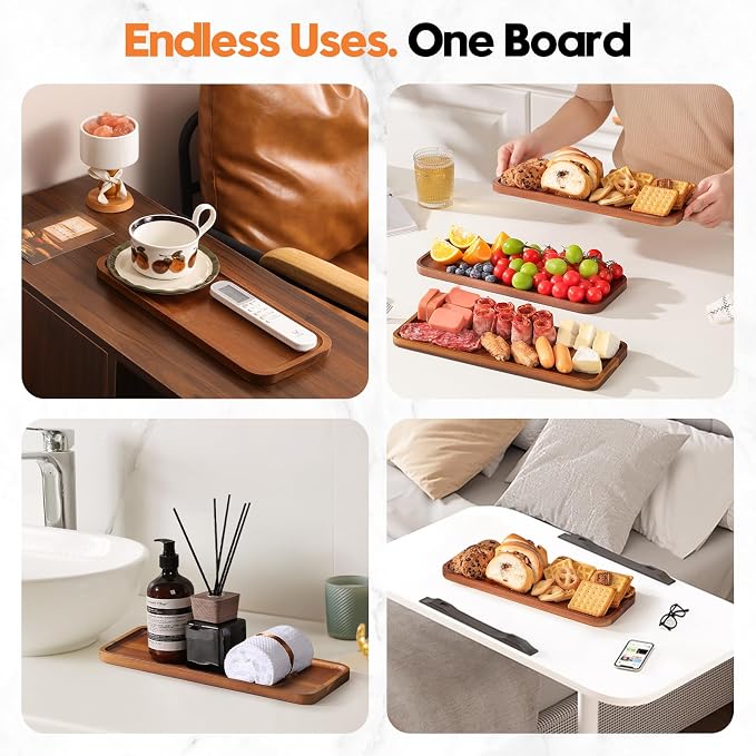 Small Wooden Tray and Platter, Mini Charcuterie Boards, Cheese boards, - Image 4