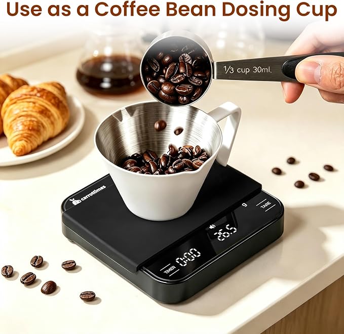 2 Pc Stainless Steel Espresso Shot Cups, 3.4oz/100ml, V-Shaped Mouth - Image 6