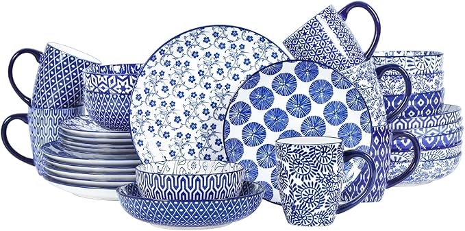 Selamica 30-Pieces Ceramic Dinnerware Sets by Selamica