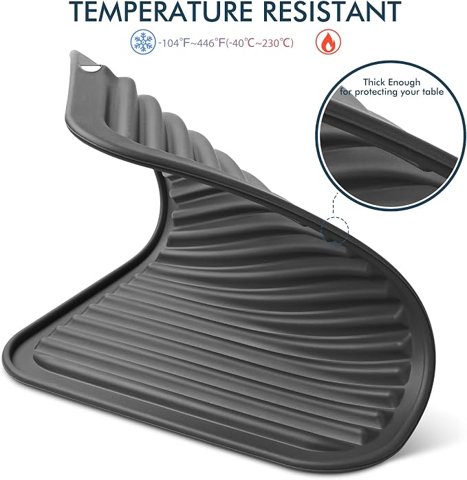 HOTEC 446℉ Heat Resistant BPA Free Silicone Trivets - Image 3