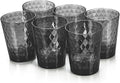 BPA-Free Plastic Tumblers 6 Pack | Reusable Dishwasher Safe | Stackable by AKMQYM
