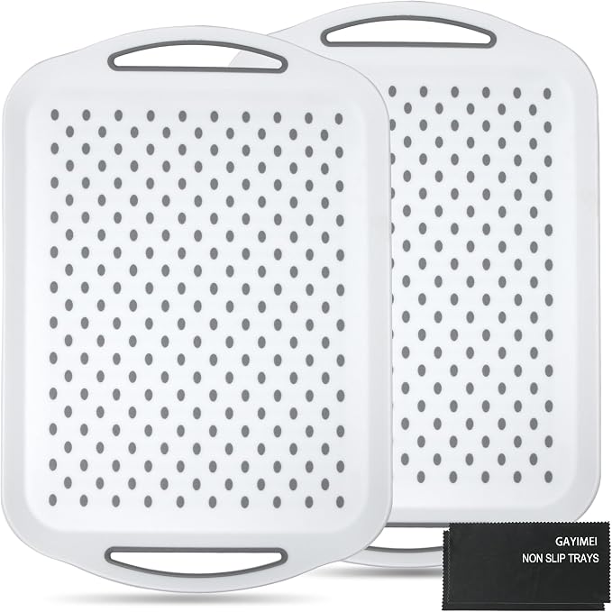 Large Anti-Slip Serving Tray by GAYIMEITRAYS