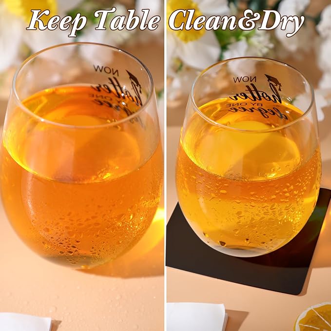 TaoBary Disposable Paper Bar Coasters Bulk, 4 Inch Cardboard Coasters Square - Image 3