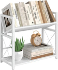 ELITEROO Desktop Bookshelf Organizer, 2 Tier Wood Desk Shelf by ELITEROO