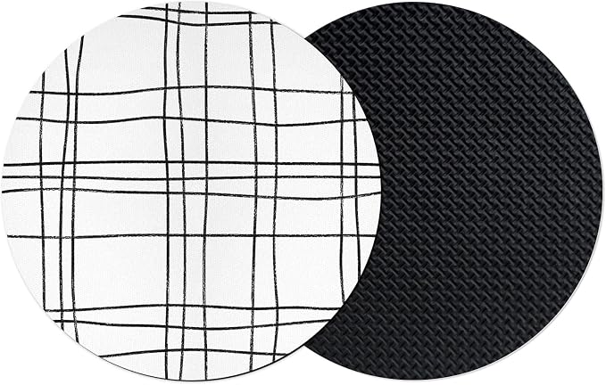 Modern Minimalist Lines Coasters Set of 2, Absorbent Coasters by Unknown