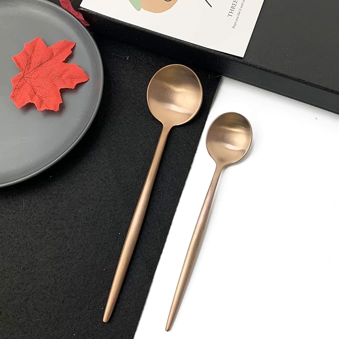 JASHII 18/10 Rose Gold Flatware Set - Image 6
