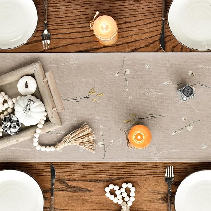 Artoid Mode 210 GSM Fall Table Runner 13x72 Inch Home Party Decor | Pumpkins - Image 7