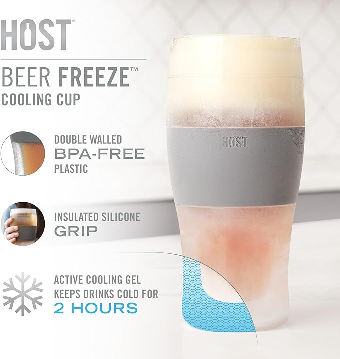 Host Freeze Beer Glasses, Freezable Beer Gifts - Image 5