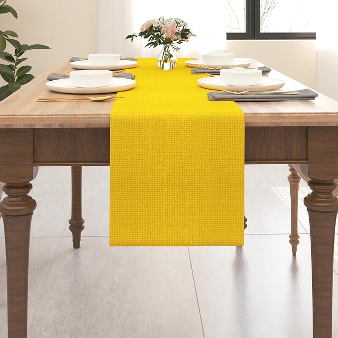 Dining Table Runner 12 x 60 inches Living Room Dinner Wedding Birthday Party by NATUS+WEAVER